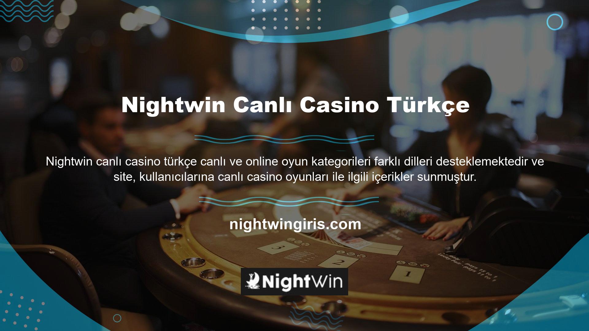 İngilizce canlı casino alternatiflerinin yanı sıra Türkçe canlı casino alternatifleri de gündemde